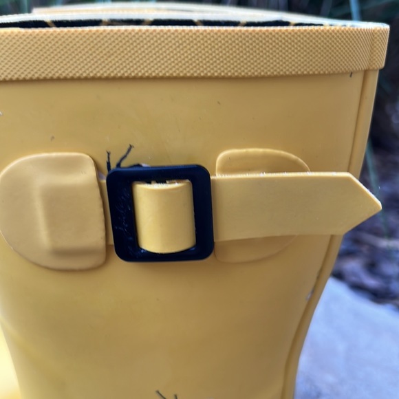 Joules Yellow Bee Molly Midi Rain Boots - Picture 9 of 13